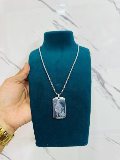 Hanuman Chalisha Pendant with Chain